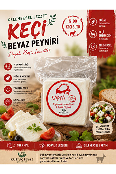 kapra Olgunlaştırılmış Keçi Beyaz Peyniri 250-300 gr