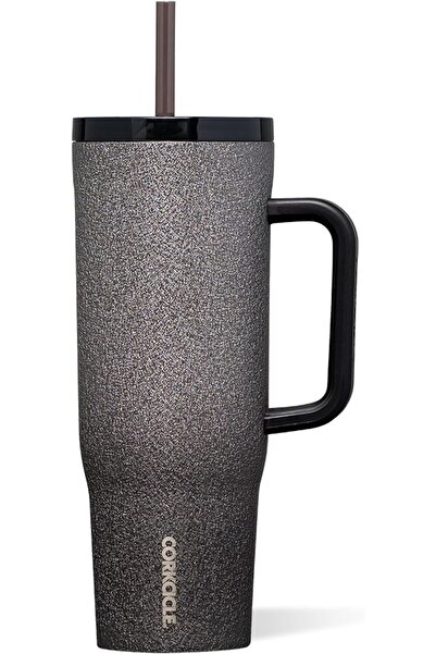 Corkcicle Cruiser Insulated Tumbler with Straw (Steel Shadow)