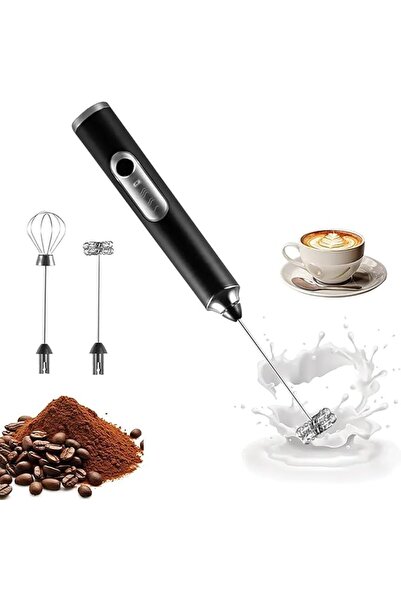 GENERAL Tollhouse Handheld Electric Whisk Frother, Portable Coffee Frother Mi...