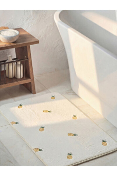 LC Waikiki Quality Pieces from Çelebi Store Pineapple Embroidered Bath Mat 50...