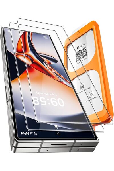 GENERAL توكول واقي شاشة لسامسونج جالاكسي S25 بلس 6.7 انش، سهل التركيب بدون فق...