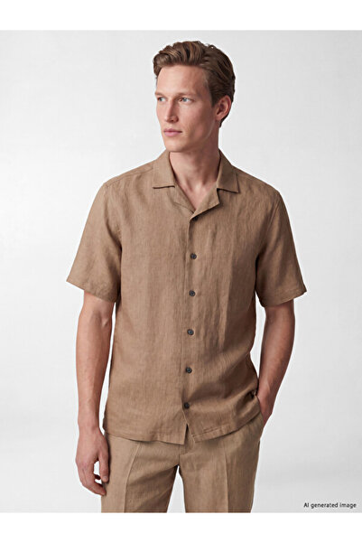 LC Waikiki Loose Fit 100% Linen Men's Shirt from Uzg Store for Style Enthusiasts