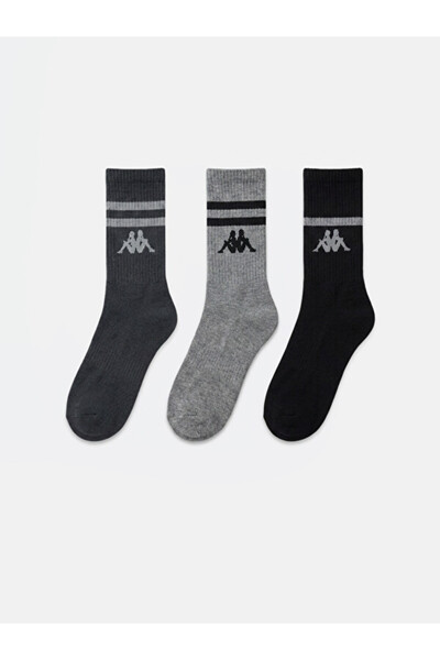 LC Waikiki Esvab • Modern & Distinctive Kappa Printed Men's Socks 3-Pack