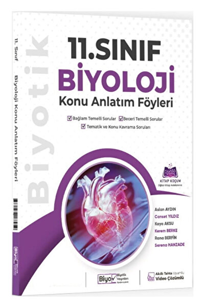 Biyotik Yayınları 11. Sınıf Biyoloji Konu Anlatım Föyleri 2027