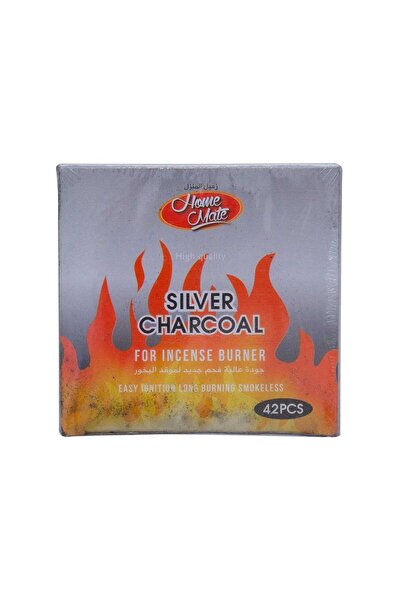 Homemate Home Mate Bakhoor 42 pcs Silver Charcoal, FB226