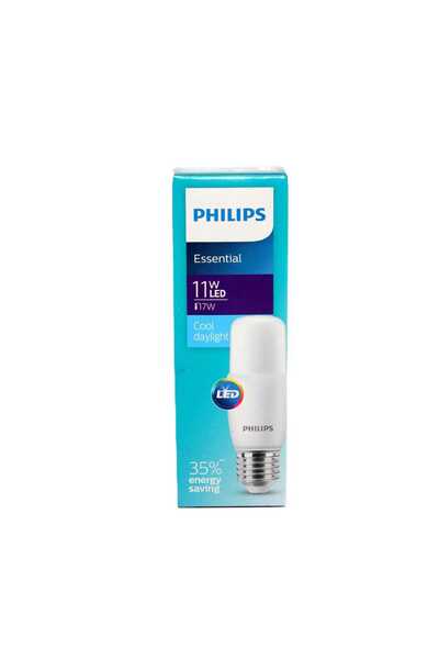 Philips Essential 11W LED Bulb, E27 Base, Cool Daylight, 4 pcs