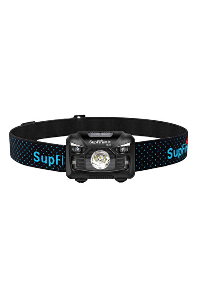 SUPERFIRE Lanternă frontală Hl06 500Lm pentru drumeții, camping, vânătoare