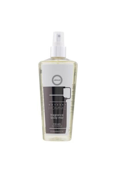 Armaf Odyssey Homme White Edition Body Mist For Men 250ML, Luxury Body Spray ...