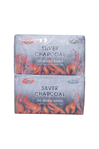 Homemate Home Mate Bakhoor Charcoal, Silver, 2 x 42 pcs, FB226
