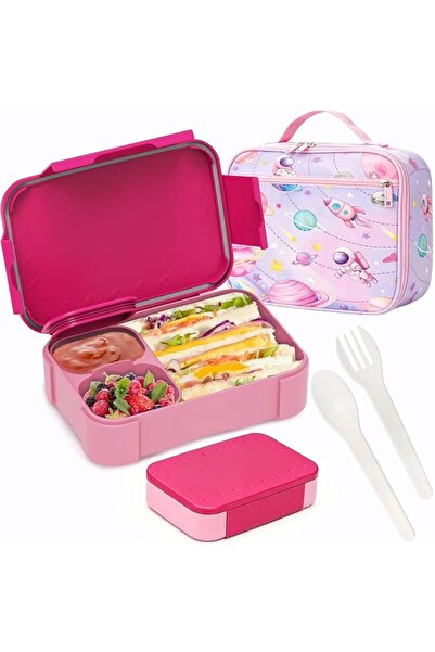 Winsoyya 4 Compartment Stainless Steel Lunch Box for Kids and Adults Bpa Free...