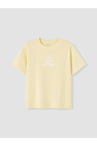 LC Waikiki Two Mt Shop Quality Slogan Printed Boys' T-Shirt