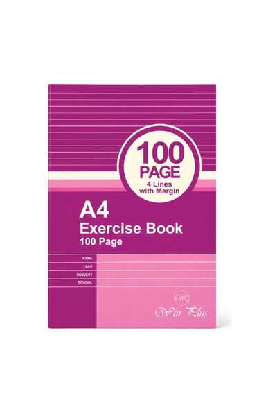 winplus Win Plus 4 Line Exercise Book, 100 page