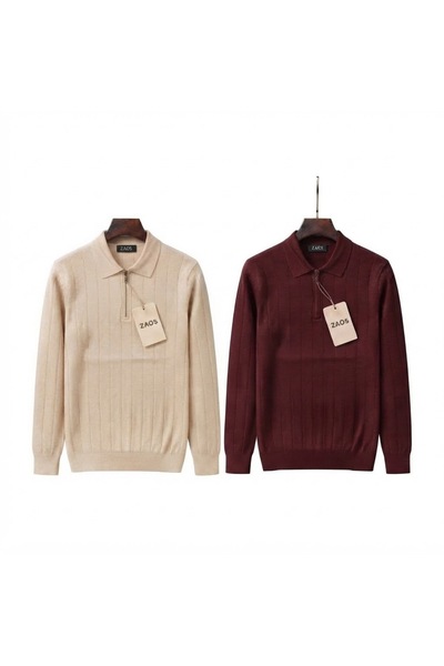 zs zaos fashion Advantageous Set of 2 Men's Poloyaka Knitwear Sweaters, Buy 2...