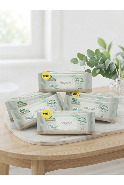 Daycare Biodegradable Wet Towels 60 X 6 Pieces - Environmentally Friendly Cle...
