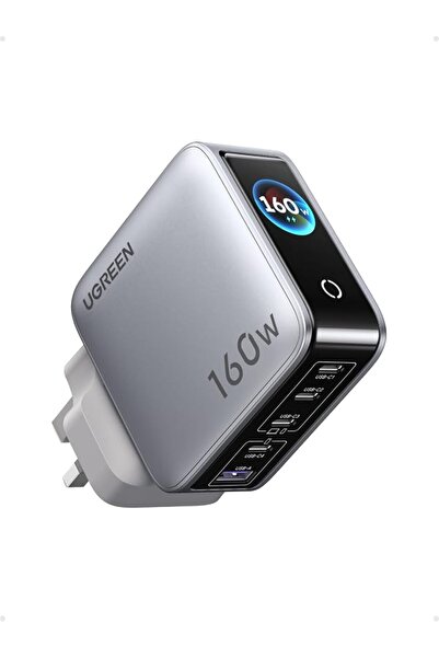 GENERAL UGREEN 100W 4-Port GaN Fast Charger UK New | Foldable Prong, Multi-pr...