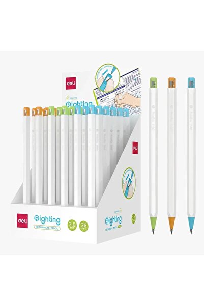 Deli Mechanical Pencil 2.0MM With Lead And Sharpener (1X36)