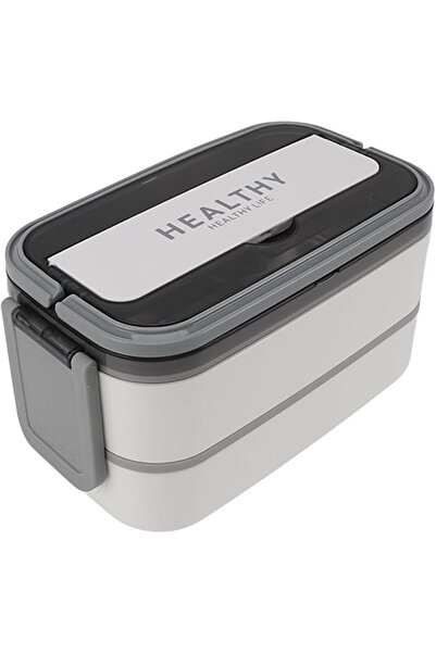 GENERAL Double-Layer 316 Stainless Steel Lunch Box with Storage Space, Large ...