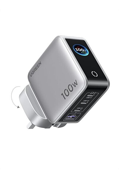 GENERAL UGREEN 100W 4-Port GaN Fast Charger UK New | Foldable Prong, Multi-pr...