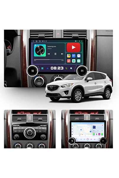 Carplayer شاشة أندرويد لسيارة مازدا cx9 موديل 2007-2015، مع مقبضين، ذاكرة وصو...