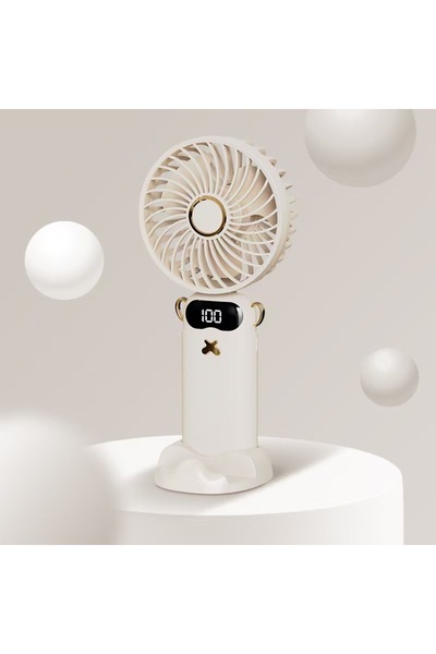 Generic Brand 1PC Portable Handheld Fan, Foldable Neck‑Hanging USB Rechargeab...