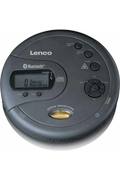 Lenco Φορητό Σύστημα Ήχου με Bluetooth CD MP3 Μαύρο Κωδικός: CD-300