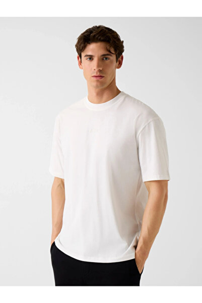 Guess Giano Crew Neck Short Sleeve Men's White T-Shirt Z6Ri16I3Z14-G018