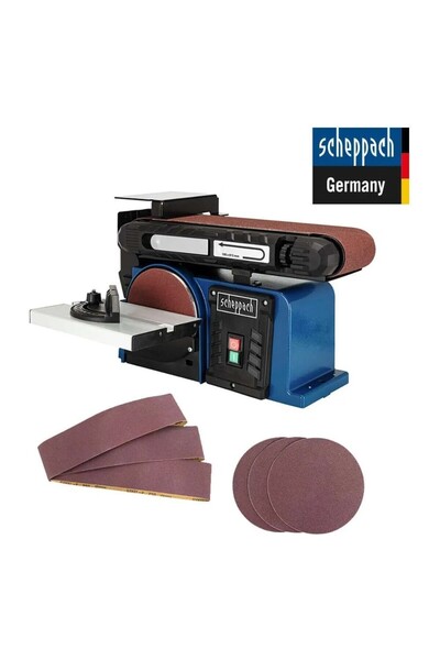 Scheppach BTS900 370W Bant ve Disk Zımpara Makinesi Çift Fonksiyonlu Zımpara ...
