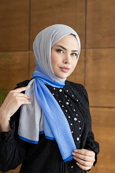 Ad Astra Scarf 100% Muslin Gradient Shawl