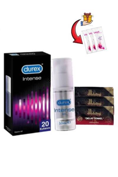 Durex Intense Kadınlara Özel Yoğun His Jeli 10 ml-3 ad. Erkeklere Zaman Bakım...