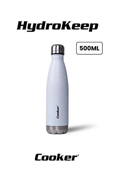 Elista 500 ml Stainless Steel Double Layer Thermos Tea Coffee Pot for Picnic ...