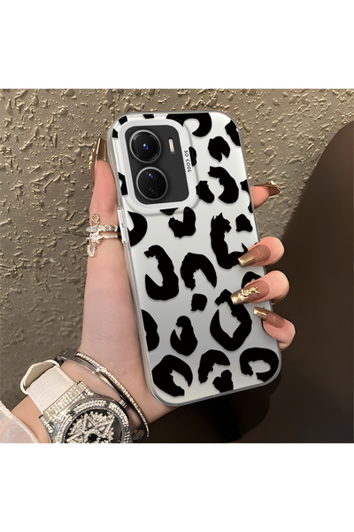 CHICASELUX حافظة هاتف من السيليكون متوافقة مع Vivo Y16/Y02S/Y56، مطبوعة بنقشة...