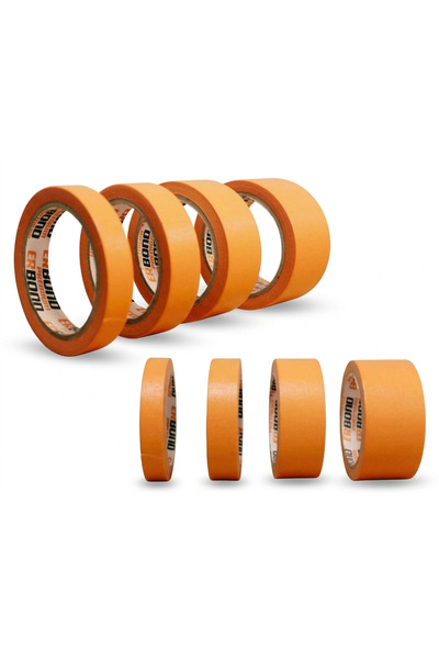 Aslan civata Erbond Premium Kağıt Bant Maskeleme Bandı 48 mm * 25 m Turuncu