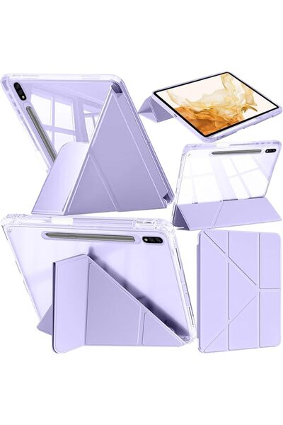 GENERAL ايه بيوتي حافظة لجهاز سامسونج جالكسي تاب S7 FE/S8 بلس/S7+ 12.4 بوصة، ...