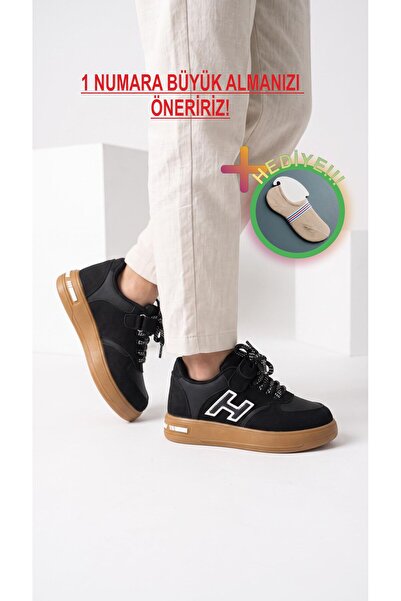 Prokids Unisex Velcro and Lace-Up Sneaker H Model - Casual Comfortable Sole S...