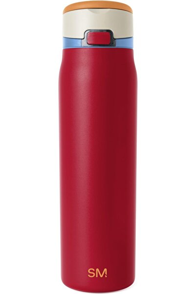 Simple Modern Misa Water Bottle with Ring Stainless Steel Straw Insulated 710...