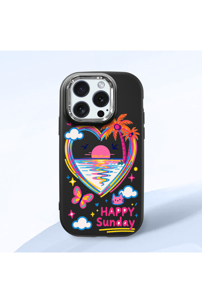 Hontinga حافظة متوافقة مع هاتف iPhone 15 Pro، حافظة حماية للكاميرا، حافظة هات...