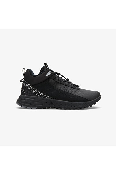 Anta Wild Run Fleece Mid Cut Men's Black Casual Shoes