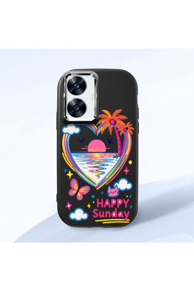 Hontinga حافظة متوافقة مع هاتف Realme C55، حافظة حماية للكاميرا، حافظة هاتف م...