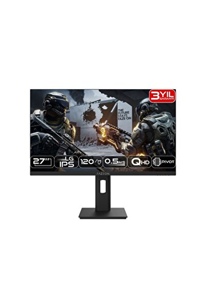 FAZEON X27F120QP 27" 120Hz 0.5ms Lg Nano Fast IPS 2k Qhd Hdmı*1 +Dp*1+Usb*1 P...