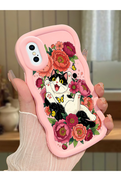 Hontinga حافظة متوافقة مع هاتف iPhone XS، حافظة واقية للكاميرا من السيليكون ب...