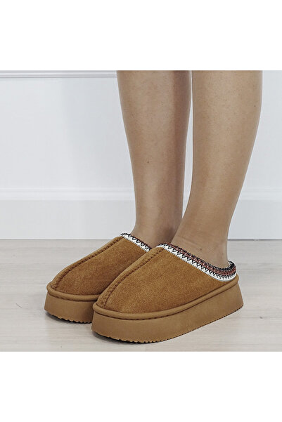 SOFILINE House slippers camel women with traditional pattern 9715 M5