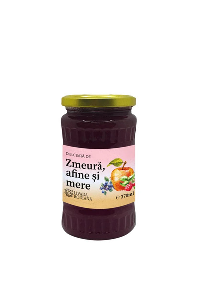 Livada Rodiana DULCEATA DE MERE, ZMEURA SI AFINE 370 ml