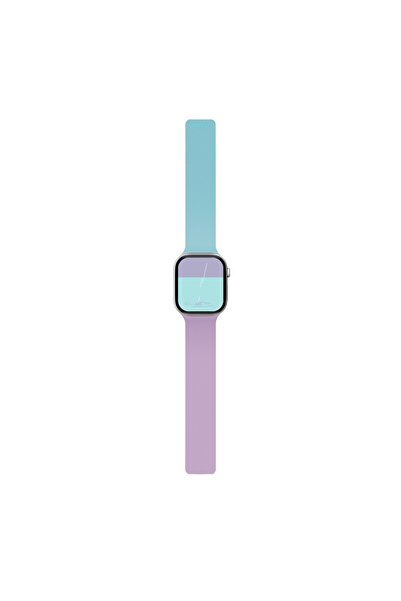 MOFT Curea din silicon Snap Duo pentru Apple Watch 38/40/41/42mm, Bujor/Acva