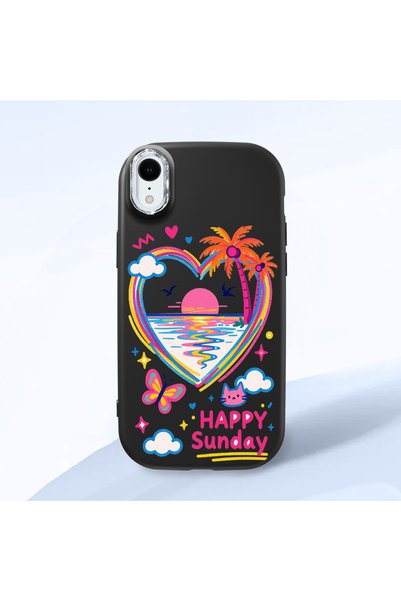 Hontinga حافظة متوافقة مع هاتف iPhone XR، حافظة حماية للكاميرا، حافظة هاتف من...