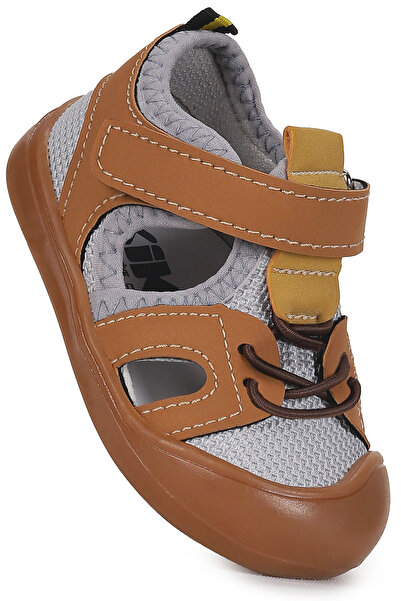 Kiko Kids Tapel İlk Adım Cırtlı Erkek Bebek Sandalet