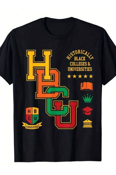 2BIR قميص HBCU (جامعات وكليات السود السوداء التاريخية) للخريجين، ناعم وقابل ل...