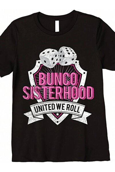 29CUN تي شيرت Sisterhood - تي شيرت برسومات United We Roll Dice Shield، قميص ن...