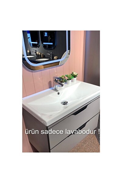 Turkuaz Seramik Elite 70 cm Etajerli Lavabo