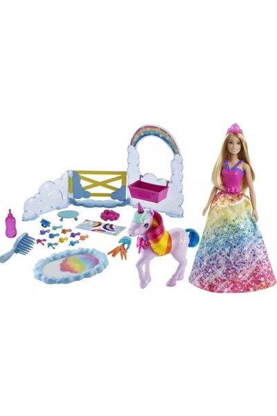 Barbie Dreamtopia Bebek ve Tek Boynuzlu At GTG01