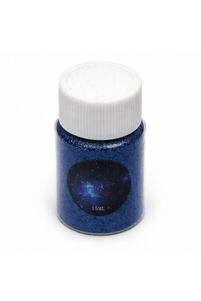 Emart Pigment decorativ ART AREA, sclipici premium ultrafin albastru, 15ml, p...